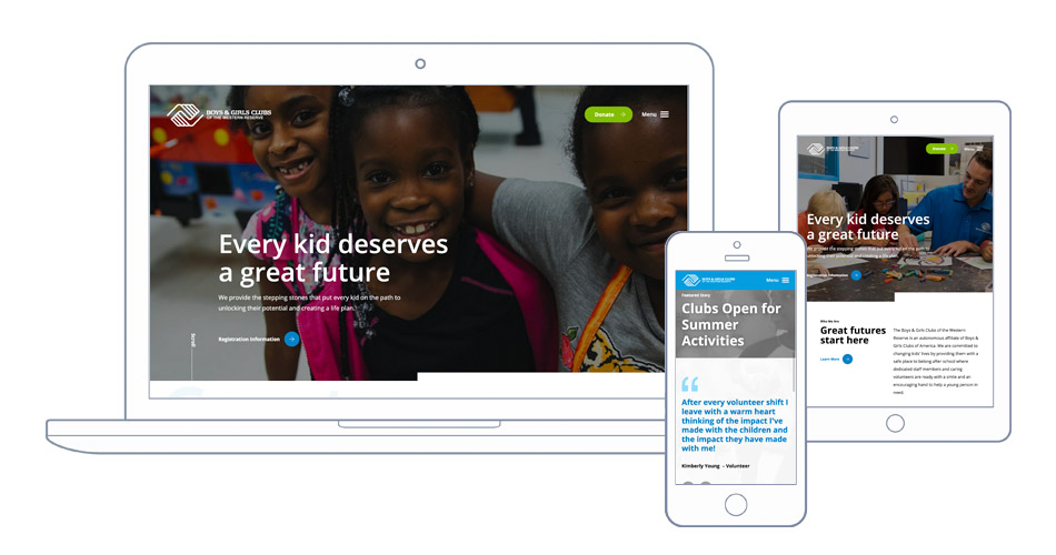 web design and development for broadway in akron